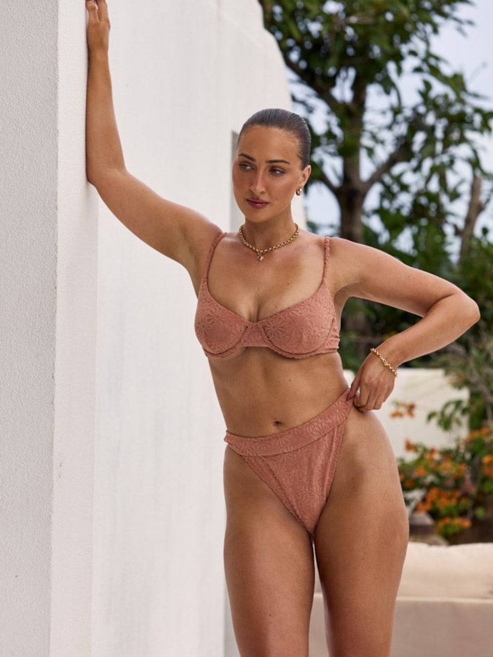 Somerfield Swim Lace Bikini Set in Umber